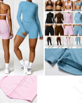 Zipper Jacket and short set