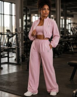 Zipper Jacket and short set 05